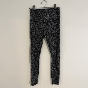 High waisted Varley leggings - black & white